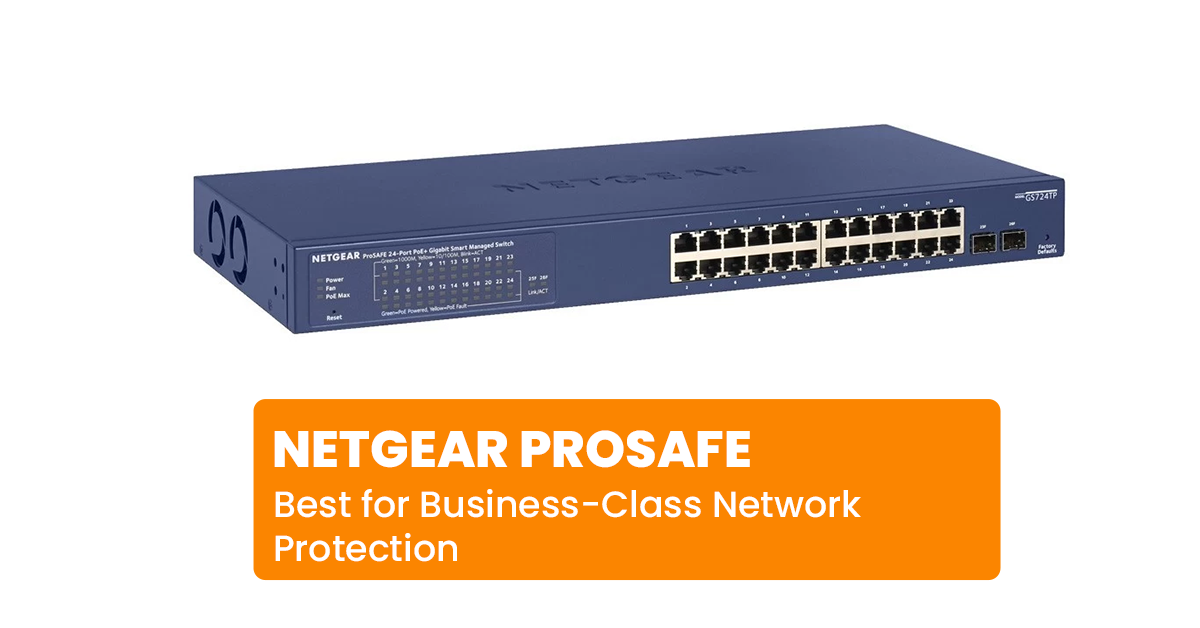 NetGear ProSafe – Best for Business-Class Network Protection